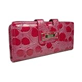 Kenneth Cole Reaction Womens Tab Closure Wristlet Clutch Wallet