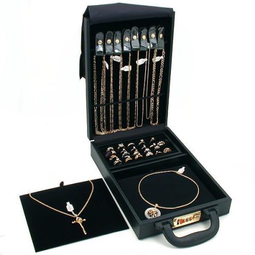 Ring Necklace Watch Jewelry Travel Case Storage 