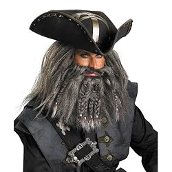 Pirates Of The Caribbean - Black Beard Facial Hair Accessory Kit