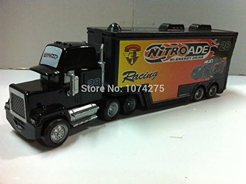 Pixar Car Diecast Mack Uncle No.28 Nitroade Racer's Truck 1:55 Metal Toys Cars