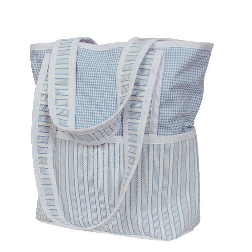 Hoohobbers Sherbert Blue Tote Diaper Bag