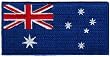 Australia Flag Embroidered Patch Australian Iron-On National Emblem