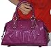 Authentic Coach Patent Leather Ashley Satchel Tote Bag 15455 Dark Plum