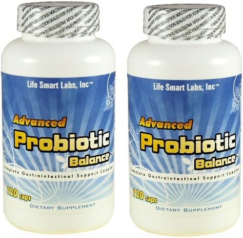 Advanced Probiotics Balance,   (2 Bottles)  240 caps Probiotic Acidophilus dietary supplement and digestion aid