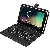 Tagital&reg; T9X 9" Quad Core Android 4.4 KitKat Tablet PC, 8GB Multimedia, Bluetooth, Dual Camera, Play Store Pre-installed, 3D Game Supported, 2015 Newest Model Bundled with Keyboard