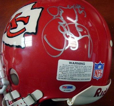 Derrick Thomas Autographed/Hand Signed KC Chiefs Full Size Pro Line Authentic Helmet PSA/DNA #P71592