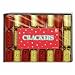 Toys : Red and Gold Foil Embossed Crackers (8 count)