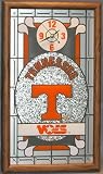 Tennessee Volunteers Wall Clock Wooden Frame NCAA College Athletics Fan Shop Sports Team Merchandise