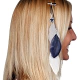 Dallas Cowboys Team Color Feather Hair Clip Extension