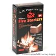AW Perkins Break-n-Burn Fire starter Squares - 24 Squares Per Box