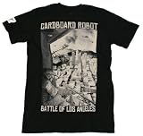 Battle of Los Angeles S/S Guys T-shirt in Black by Cardboard Robot