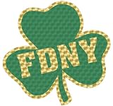 FDNY SHAMROCK DECAL - 2 SIZES