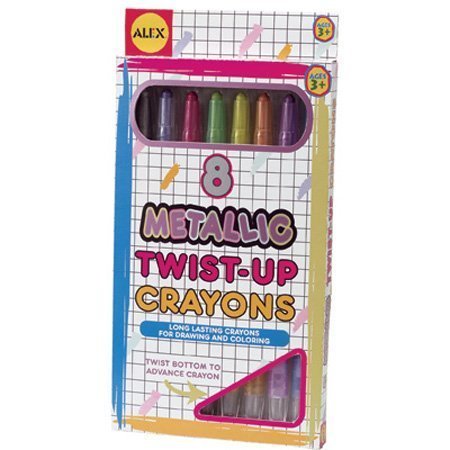 Metallic Twist Up Crayons (8)
