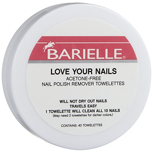 Barielle Acetone Free Nail Polish Remover Toweletts, 1 Ounce