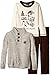 Boys Rock Little Boys' 3 Pc Sweater Set Marled Knit Cardigan