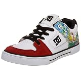 DC Little Kid Pure Skate Shoe,True Red/Print,6 M US Big Kid