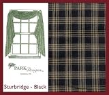Park Designs Sturbridge Country Black Fishtail Swag