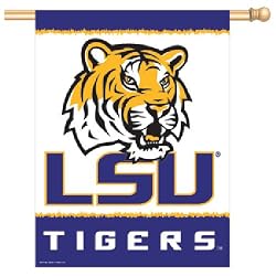 LSU Tigers NCAA Vertical Flag (27x37) by Wincraft