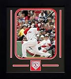 Manny Ramirez Boston Red Sox MLB Framed Photograph Batting with Team Medallion