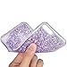 iPhone 8 Plus Case, iPhone 7 Plus Case, iYCK Bling Glitter Sparkle [Gold Foil Embedded] Flexible Soft Rubber Gel TPU Protective Shell Bumper Case Cover for iPhone 7 Plus/iPhone 8 Plus 5.5inch - Purple