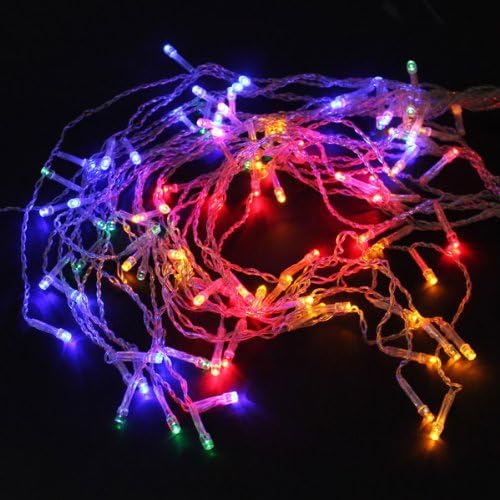 PEAK SHOP 96 LED Multicolor Curtain String Fairy Light For Wedding Party