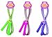 Slinky Poof 0X0598 Poof Hot Ropes Jr. Woven 7-Foot Jump Rope with Plastic Handles, 0.35-Inch Diameter