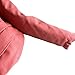 Girls Rivets and Ruffle Chiffon Faux Leather Motor Jacket