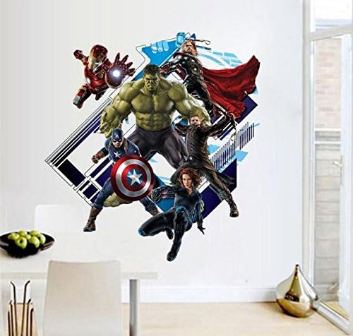 Marvel Avengers Wall Decal Graphics Captain America Thor Incredible Hulk