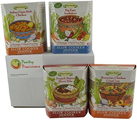 Around The World: Delicae Slow Cooker Meal Bundle Four Different Flavors