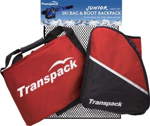 Transpack Juniors Ski and Boot bag Combo - Carries Skis up to 145cm