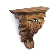 Handmade Decorative Carved Wood Wall Sconce