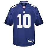 Eli Manning Blue Reebok NFL Premier New York Giants Jersey - Medium