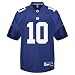 Eli Manning Blue Reebok NFL Premier New York Giants Jersey - Medium