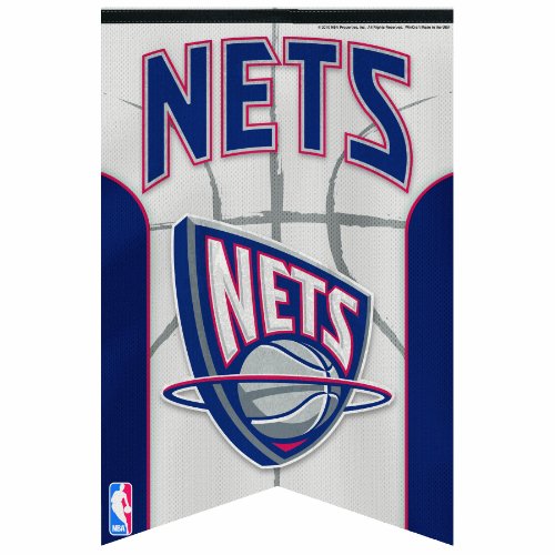 NBA New Jersey Nets Premium Felt Banner (17x26-Inch)
