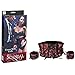 CalExotics Scandal Corset with Cuffs – BDSM Fetish Play Handcuff Set for Couples – Sexy Bondage Restraint Lingerie – Black