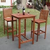 VIFAH Dartmoor Bar Dining Set