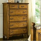 Blue Ridge Retreat Six Drawer Chest In Distressed Chestnut Oak