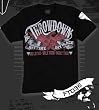 THROWDOWN CLOTHING "EAGLE" MMA T-SHIRT SIZE MEDIUM