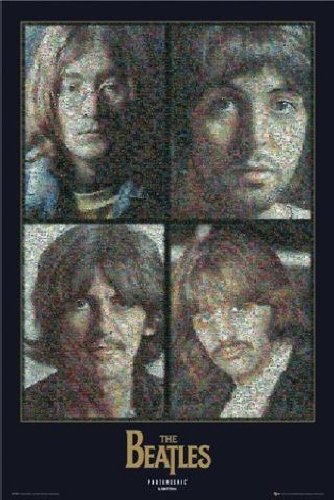 1art1 36911 The Beatles - Let It Be, Photomosaic Poster 91 x 61 cm Preisvergleich