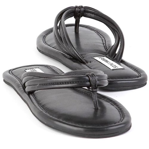 Steve Madden Karibean Black thongs