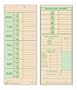 Tops 2-Sided 8 1/2 x 3 1/2 Inch Time Cards with Named Days 500 Pack (1291)