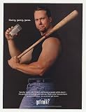 1999 Mark McGwire Got Milk Mustache Photo Print Ad