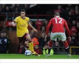 Photographic Prints of Robin van Persie (Arsenal) Chris Smalling (Man United). Manchester United 2 from Arsenal FC Prints