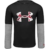 Under Armour Heatgear Layered Logo Tee Kids