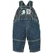 Baby : football denim overalls(denim 18mos)