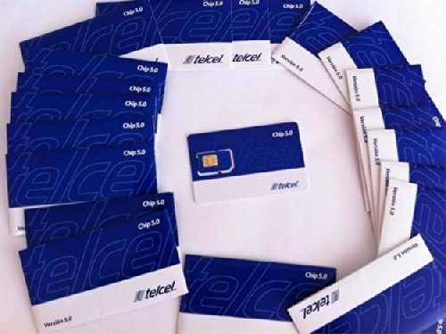 Telcel Micro SIM Card Mexico, Includes 100 Pesos Airtime