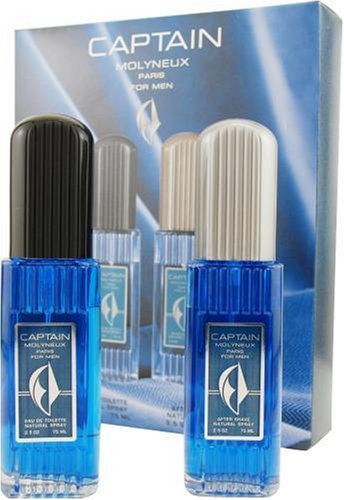 Captain By Molyneux For Men, Set-edt Spray, 2.5-Ounce Bottle & Aftershave, Spray, 2.5-Ounce Bottle