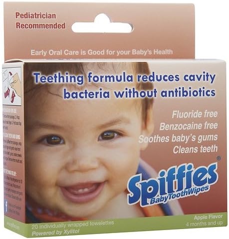 Spiffies Towlettes, Natural Apple Flavor 20 ea (pack of 2)