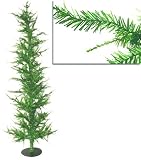 Whimsical Green Laser Tinsel Artificial Christmas Tree 5′