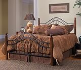 IMAGE OF Hillsdale Madison Cherry Wood with Black Bed (King)